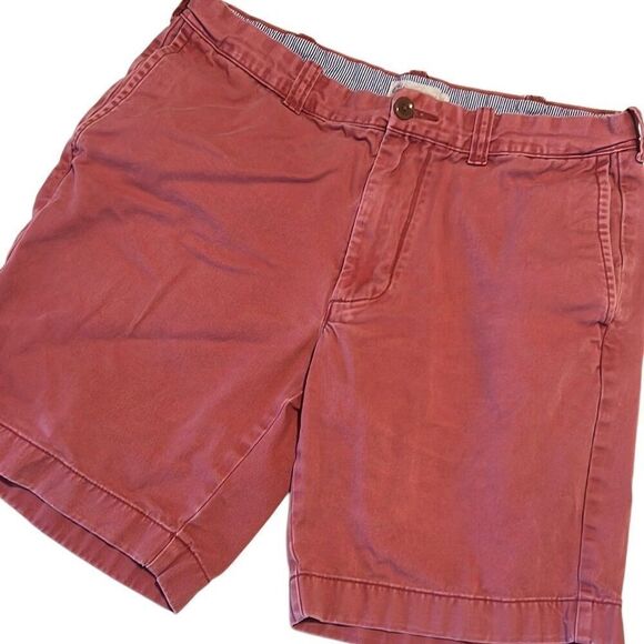 J Crew Chino Salmon Pockets Casual Shorts Men Size 32 - Picture 1 of 8